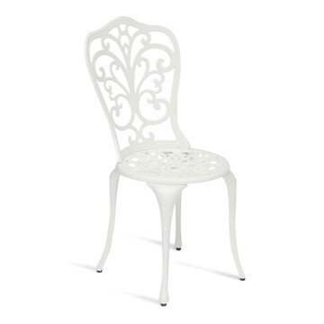 Стул Secret De Maison Mozart алюминиевый сплав, 53х41х89см, butter white 