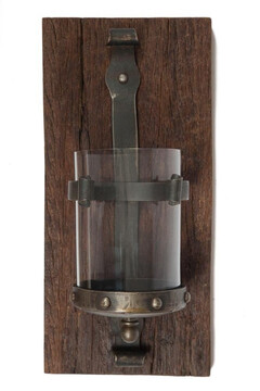 Подсвечник Secret De Maison LAURA ( mod. KI-5346 ) металл/дерево манго, 19*39*13, коричневый 