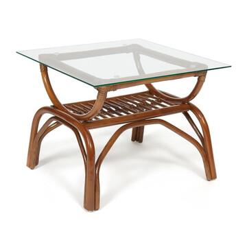 Столик кофейный VENICE 53x46x45 см, coco brown (коричневый кокос) 