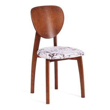 Стул DIAMANTE мягкое сидение бук, 42x42x85см, коричневый, ткань Крекс Милк 