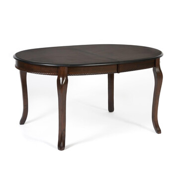 Стол раскладной Royal ( RY-T6EX ) дерево гевея/мдф, 150+44х106х75см, Tobacco 