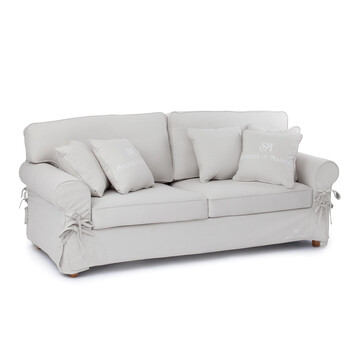 Диван Secret De Maison Butterfly (mod.5220-60) дерево береза, ткань: хлопок, 213х95х88см, бежевый / AJ808-18 