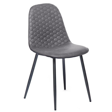 Стул STORM (mod. 807) / 1 шт. в упаковке металл/вельвет, 46 х 53 х 87 х 49 см, серый/антрацит, G062-40 