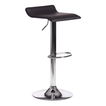 Стул барный KOST (mod. KY509) металл, экокожа, 38*39*63-84 см, черный/хром 