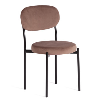 Стул REVO (mod. 7033) / 1 шт. в упаковке ткань/металл, 47х54х82 см, высота до сиденья 47 см, коричневый barkhat 12/черный 
