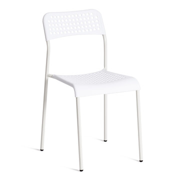 Стул ADDE (mod. C-049) металл/пластик, 39 х 49 х 78 см, White (белый) 