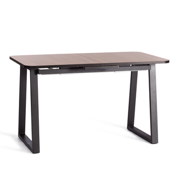 Стол MALTIDO ЛДСП/HPL/металл, 130 х 75+30 х 75 см, Дуб Вотан/чёрный 