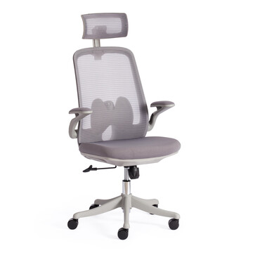 Кресло MESH-10HR ткань, серый 