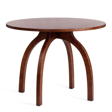 Стол THONET (mod.T9108) дерево вяз, 100х75 см, Темный Орех (№5) 