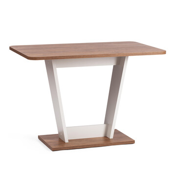 Стол обеденный TIBI нераздвижной ЛДСП, 68,6 х 110 х 75 см, Дуб Канзас/Пепел 