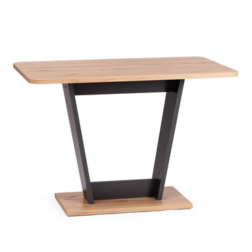 Стол обеденный TIBI нераздвижной ЛДСП, 68,6 х 110 х 75 см, Дуб артисан/Графит 