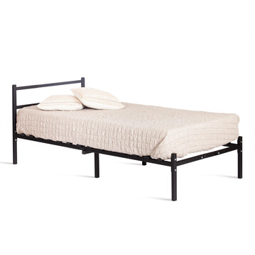 Кровать Marco металл, 90х200см, черный 