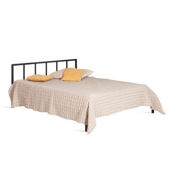 Кровать Bruno металл, 160*200 см, черный 