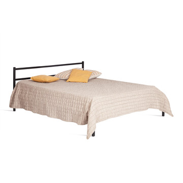 Кровать Marco металл, 160*200 см, черный 