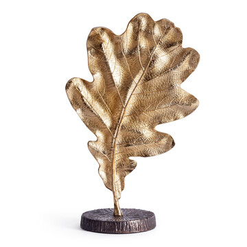 Декор Secret De Maison LEAF2 ( mod. 9736 ) алюминиевый сплав, 33x18,5x54 см, золотой, черный/gold, black powder coated 