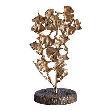 Декор Secret de Maison Лиф8/Leaf8 (мод. 9817) алюминиевый сплав, 22х18х44,5см, латунь/золотой 