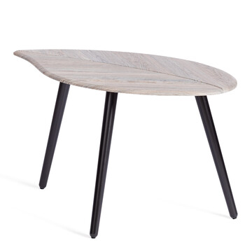 Журнальный стол RIMMINI мдф, 90х50х47см, скания темный/черный 