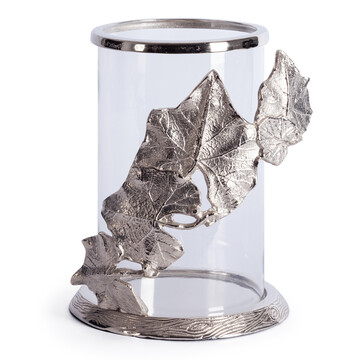Подсвечник Secret De Maison LEAF3 ( mod. 9408 ) алюминиевый сплав, 24x24x34 см, никель/nickel 