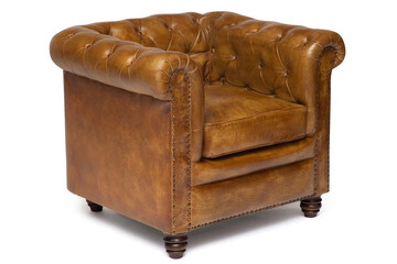 Кресло Secret De Maison CHESTER ( mod. 1157B ) кожа буйвола, 73х90х80см, Античный светлый 