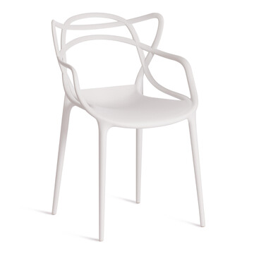 Стул Кет Чаир/Cat Chair (мод.028) пластик, 53х59х82,5см, белый 