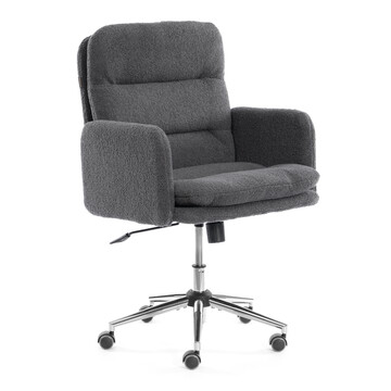 Кресло Dover хром букле, серый, barni grey 