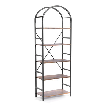 Стеллаж WS-03 60x30x166 см, burnt 