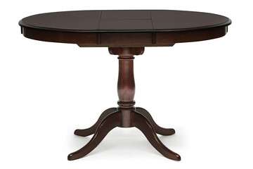 Стол раскладной Siena ( SA-T4EX) дерево гевея/мдф, 90+30х90х75см, Tobacco 