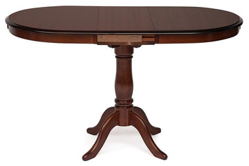 Стол раскладной Solerno (ME-T4EX) дерево гевея/мдф, 70х100+29х75см, MAF Brown 